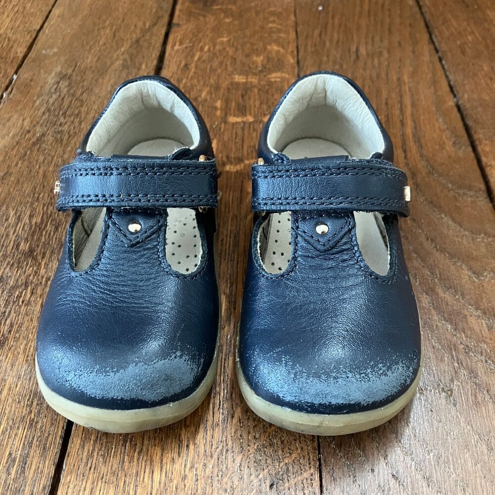 Bobux Step Up First Walker Louise T-Bar Navy EU 20 US 5